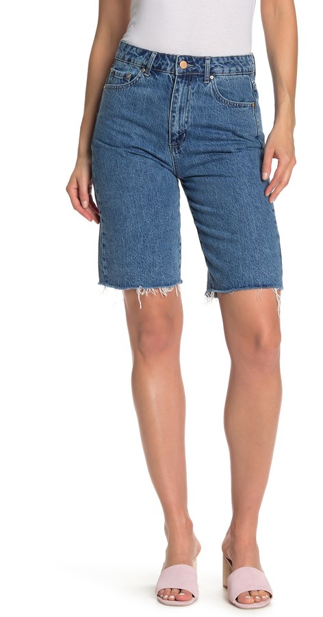 acid wash bermuda shorts