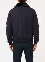 Thumbnail for your product : Topman Navy Padded Flight Jacket