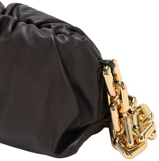 Bottega Veneta Metal Chain Leather Shoulder Bag
