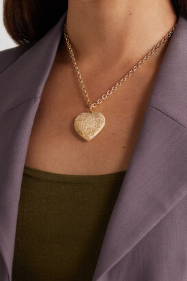 Carolina Bucci Cuore Florentine 18-karat Gold Diamond Necklace - One size