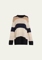 Jade Striped Cashmere Sweater 