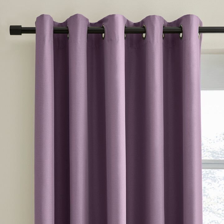 Dunelm Berlin Thistle Thermal Blackout Blackout Eyelet Curtains Thistle ShopStyle