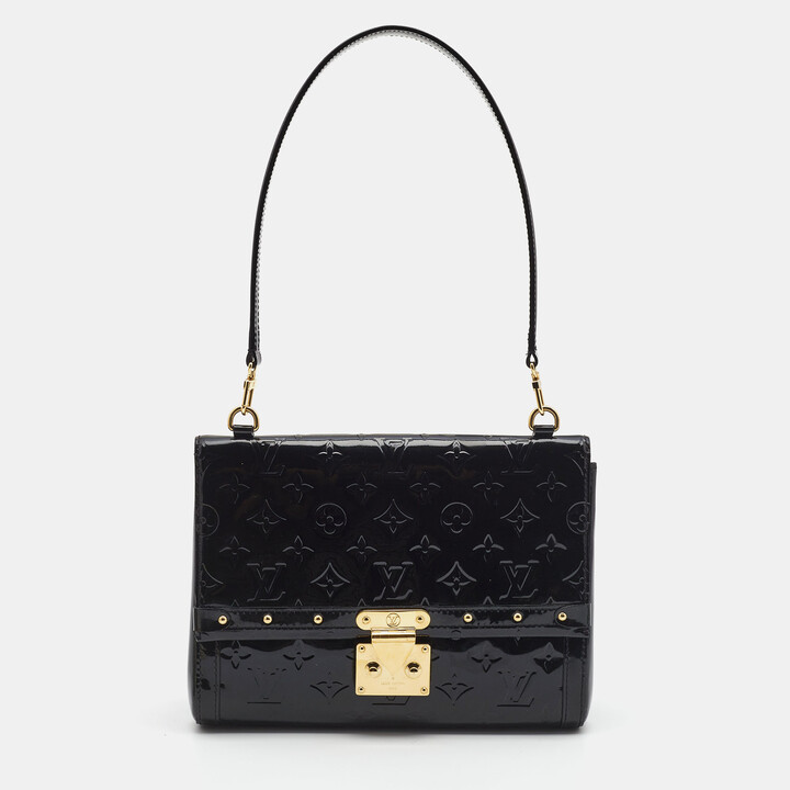 Louis Vuitton Black Monogram Vernis Venice Bag - ShopStyle