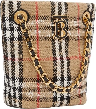 Burberry Small Vintage Check Leather Wallet - Neutrals