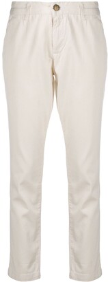 Low-Rise Slim-Fit Trousers