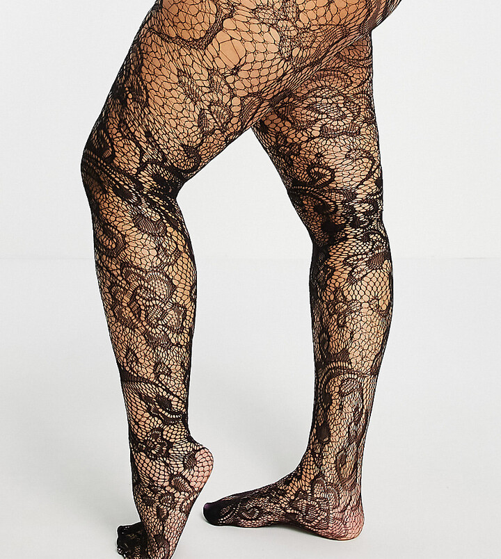 floral tights uk