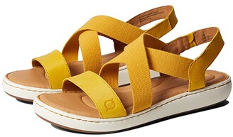 born yellow sandals
