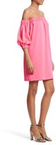 Thumbnail for your product : Milly Women's Off The Shoulder Stretch Silk Dress