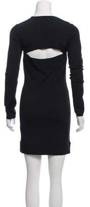 Barbara Bui Long Sleeve Mini Dress Black Long Sleeve Mini Dress