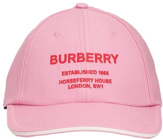 Burberry Horseferry Logo Cotton Baseball Cap