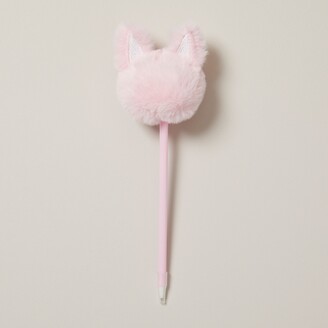 Wonder Co. Furry Pom Pom Pen, Pink Cat
