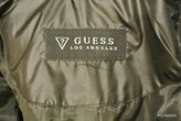 Thumbnail for your product : GUESS coat down maxi puffer hooded faux fur trim black $299 NEW пуховик пальто