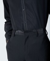 Thumbnail for your product : The Kooples Fitted black dinner trousers in wool