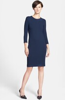 Thumbnail for your product : Vince Three Quarter Sleeve Pencil Sheath Dress