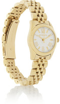 Thumbnail for your product : Michael Kors Mini Lexington gold-tone watch