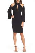 Thumbnail for your product : Bardot Drape Sleeve Cutout Sheath Dress