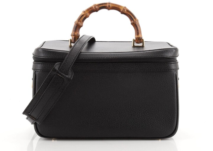 Gucci Vintage Bamboo Vanity Case Leather Medium ShopStyle