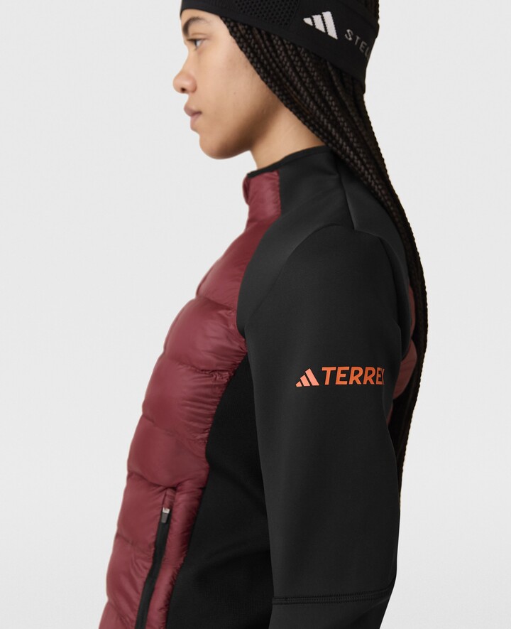 Stella McCartney TERREX TrueNature Midlayer Jacket, Woman, Shadow Red/Black, Size: M