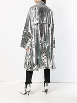 Thumbnail for your product : MM6 MAISON MARGIELA oversized metallic coat