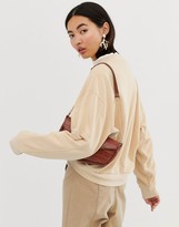 weekday huge cropped sweatshirt