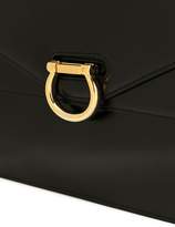 Thumbnail for your product : Celine Pre-Owned logo door knocker double flap tote