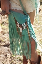 Thumbnail for your product : Spell Bone & Tassel Bag in Turquoise