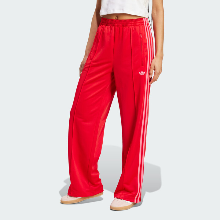 adidas Adicolor Classic Firebird Loose Track Pants Better Scarlet 2XS Womens