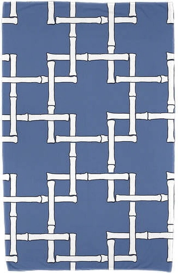 Simply Daisy 30" x 60" Bamboo 1 Geometric Print Beach Towel