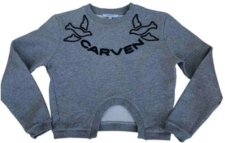 Carven Grey Cotton Knitwear for Women