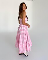 Thumbnail for your product : Reverse Women's Pink Midi Dresses - One Shoulder Tiered Maxi Dress - Size S at The Iconic