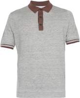 Thumbnail for your product : Brunello Cucinelli Linen And Cotton Three Buttons Polo Shirt