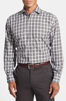 Thumbnail for your product : Thomas Dean Regular Fit Twill Plaid Sport Shirt