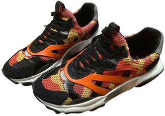 orange valentino trainers