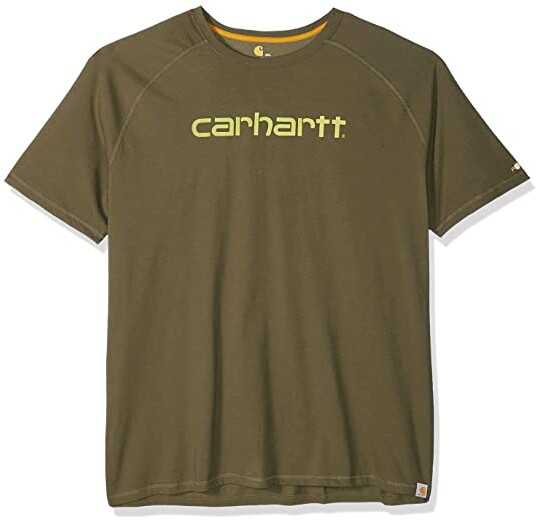 Carhartt Mens Force Cotton Delmont Graphic Short Sleeve T Shirt Regular and Big & Tall Sizes 