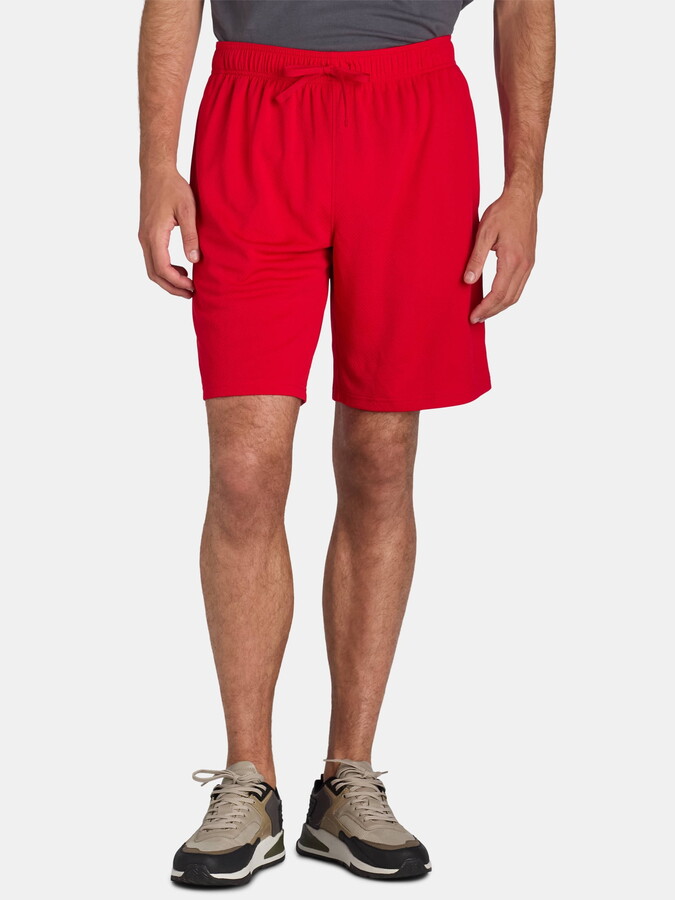 Athletic Works Men's and Big Men's Active Mesh Shorts, 9" Inseam, Sizes XS-5XL