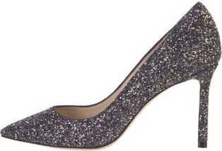 Jimmy Choo Glitter Patterned Pumps