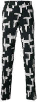 Thumbnail for your product : Tom Rebl patchwork tailored trousers