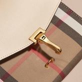Thumbnail for your product : Burberry Small Leather and House Check Crossbody Bag