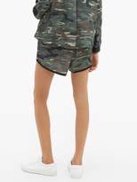 Thumbnail for your product : The Upside Army Camouflage-print Linen-blend Shorts - Womens - Green Print