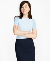 short sleeve navy blue sweater - ShopStyle