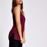 Thumbnail for your product : River Island Purple V neck fitted vest