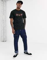 Thumbnail for your product : HUF Verdant t-shirt with floral logo in black