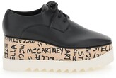 Thumbnail for your product : Stella McCartney Elyse Logo Printed Lace Up Shoes