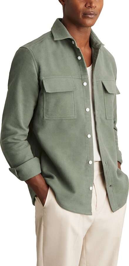 Reiss Camber Moleskin Twin Pocket Shirt Jacket