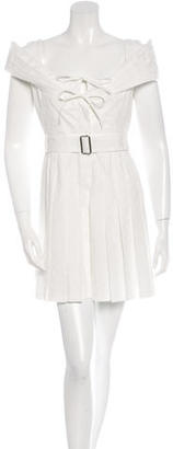 Alexander McQueen Sleeveless A-Line Dress