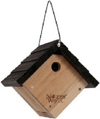 Gardener Select Natures Way Cedar Hanging 8 in x 9 in x 8 in Birdhouse