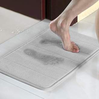 Kadell 32''x20'' Bath Mat Soft Comfortable Memory Foam Absorbent Bathroom Bedroom Kitchen Dorm Floor Shower Rug Carpet Mat Non-slip Home Decal 80x50cm