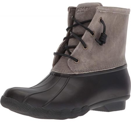 womens grey sperry boots