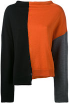 Marni - colour block knitted sweater - women - laine vierge - 40