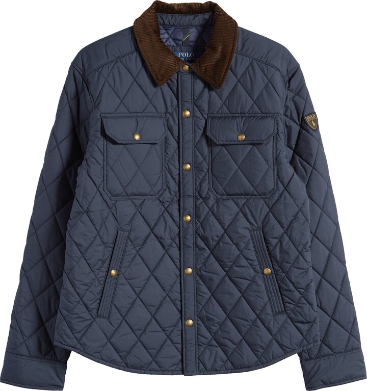 Polo Ralph Lauren Corduroy Collar Quilted Jacket - ShopStyle